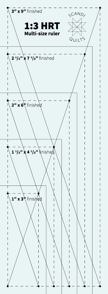 1:3 HRT digital ruler file for laser cutting
