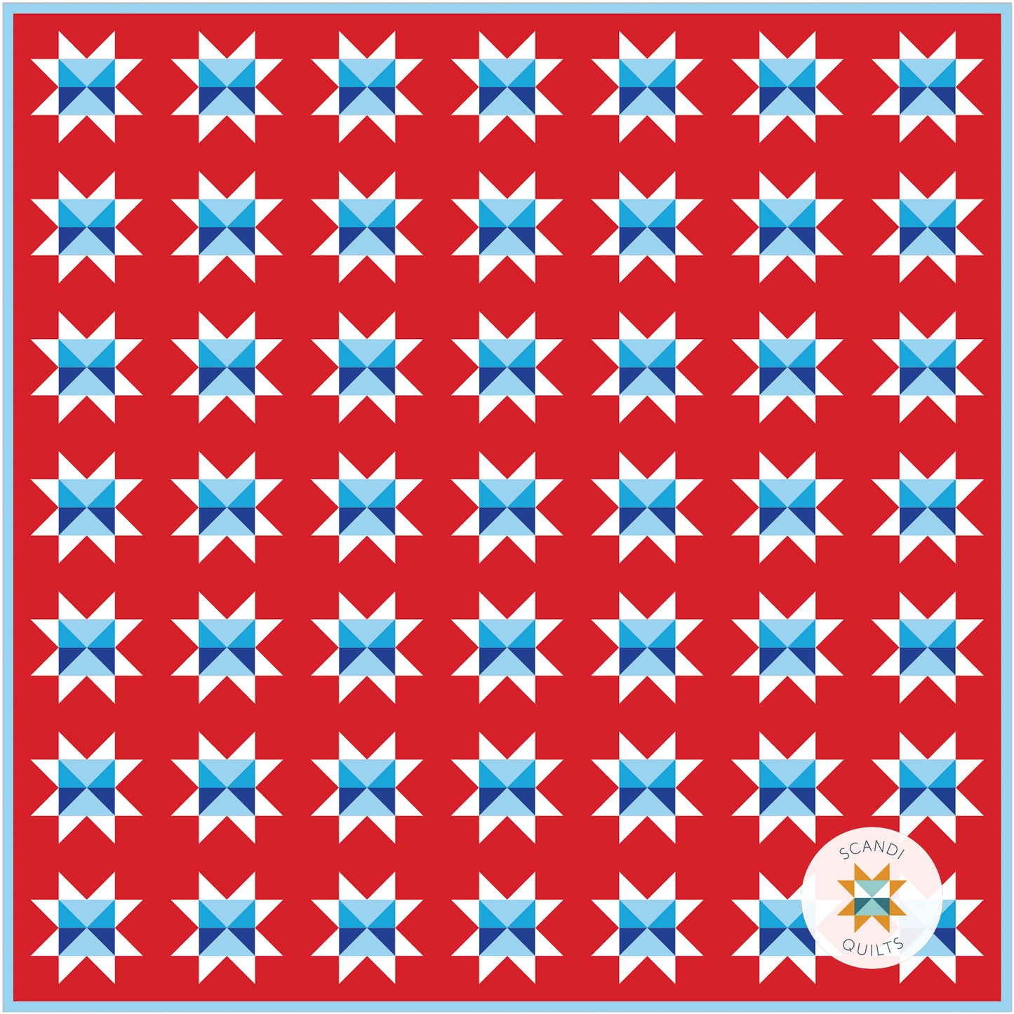 Fjord star quilt pattern