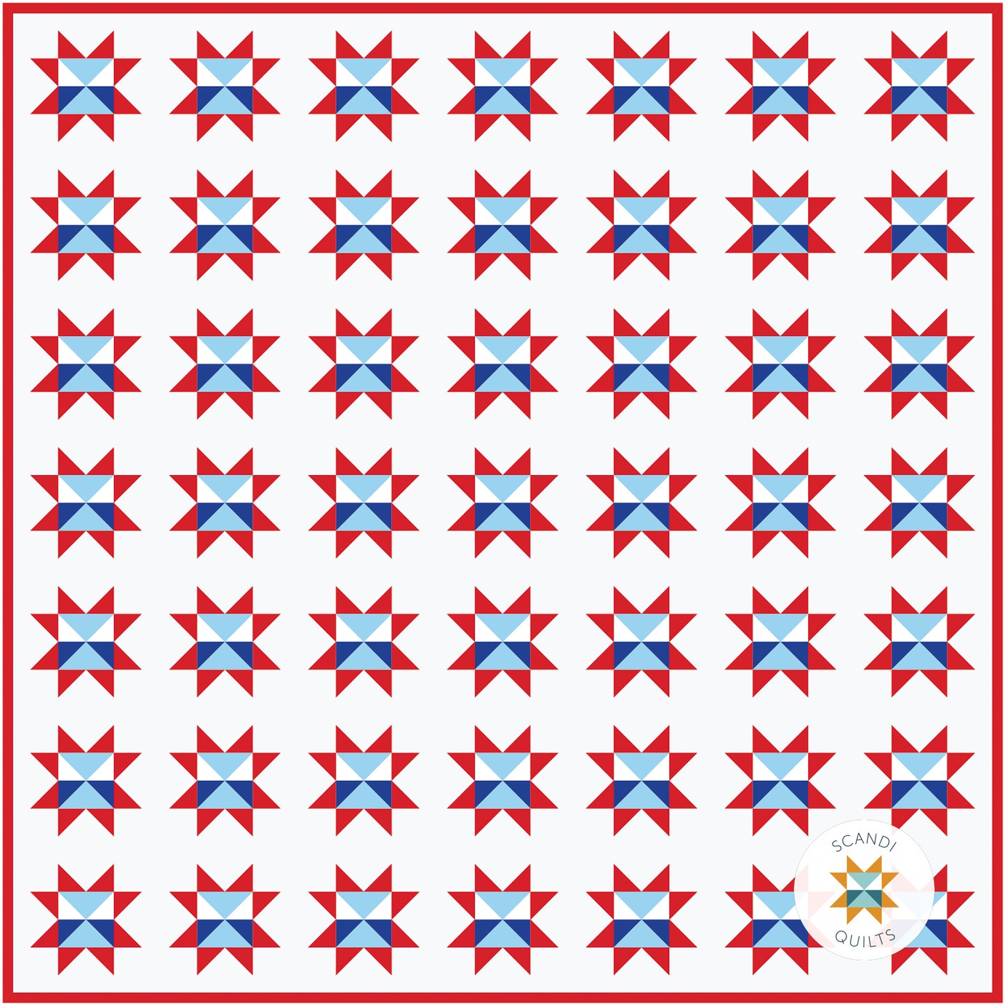Fjord star quilt pattern