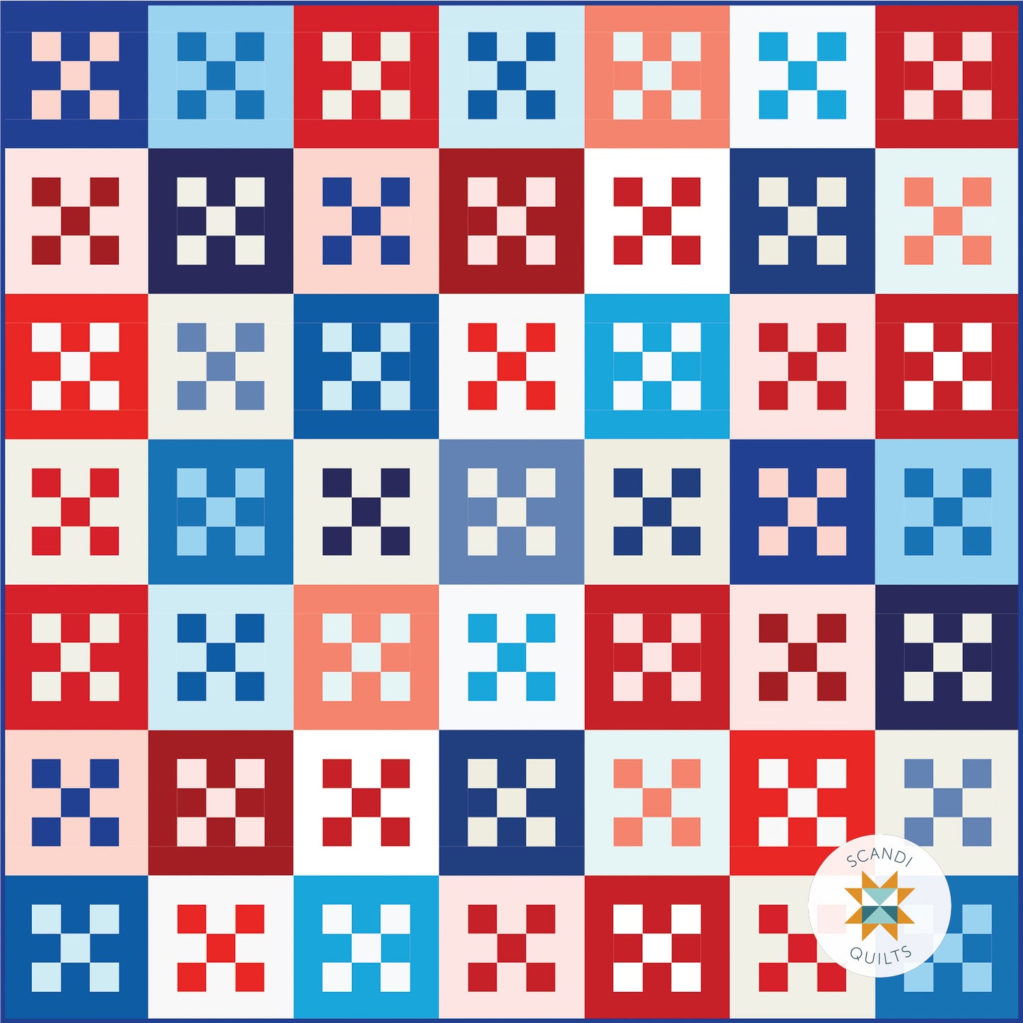 Old Cabin quilt pattern