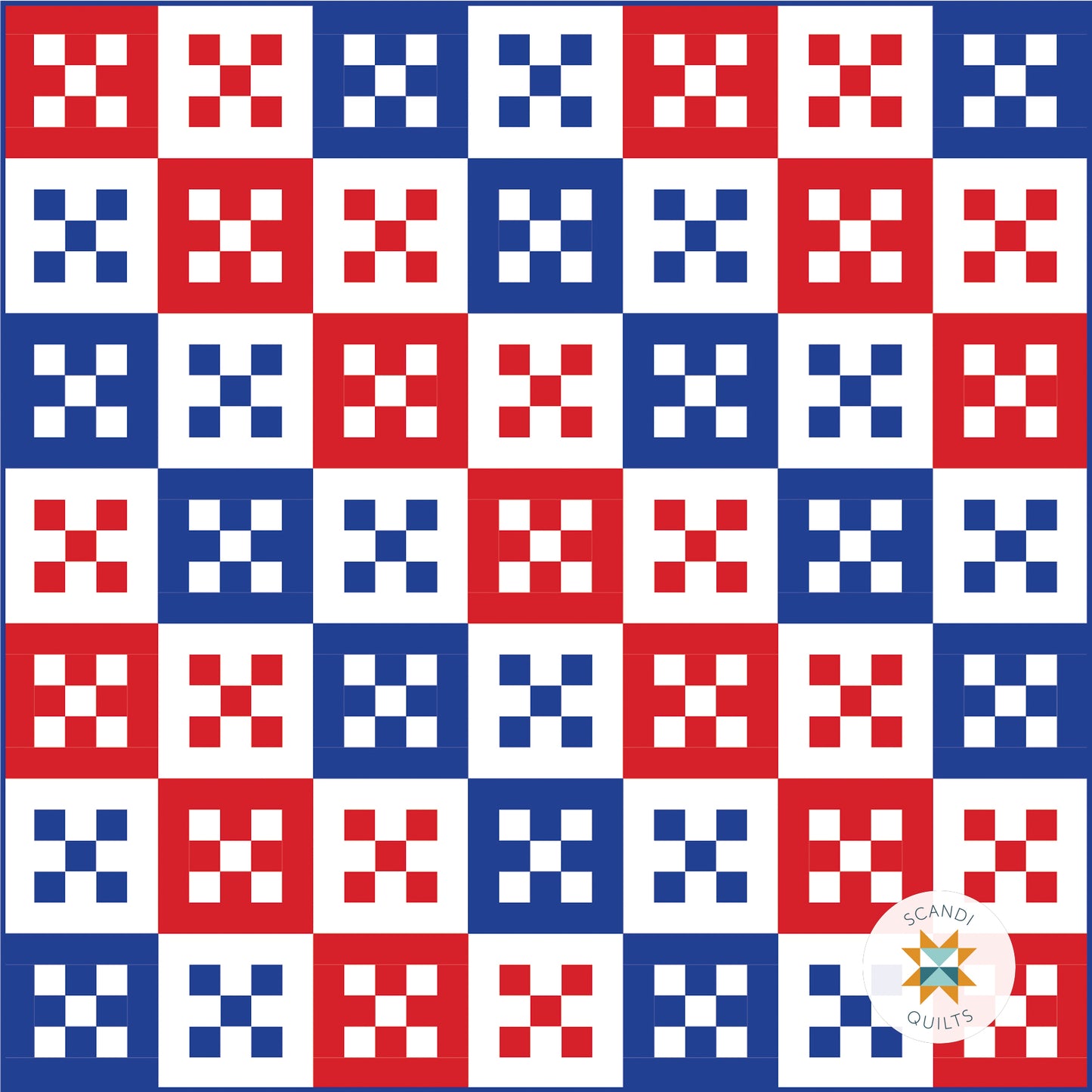 Old Cabin quilt pattern