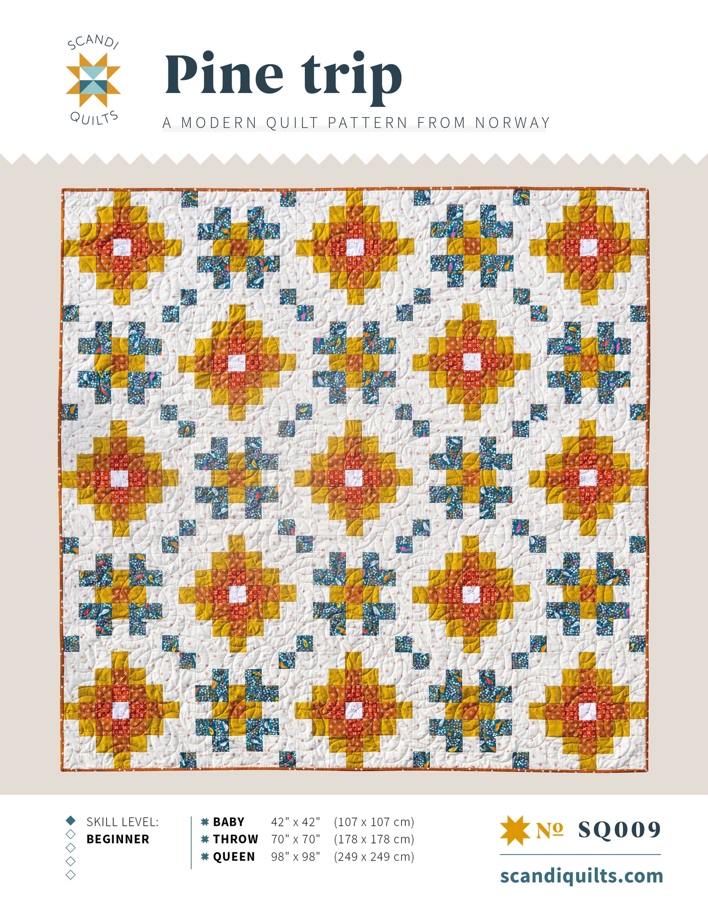 Pine trip quilt pattern