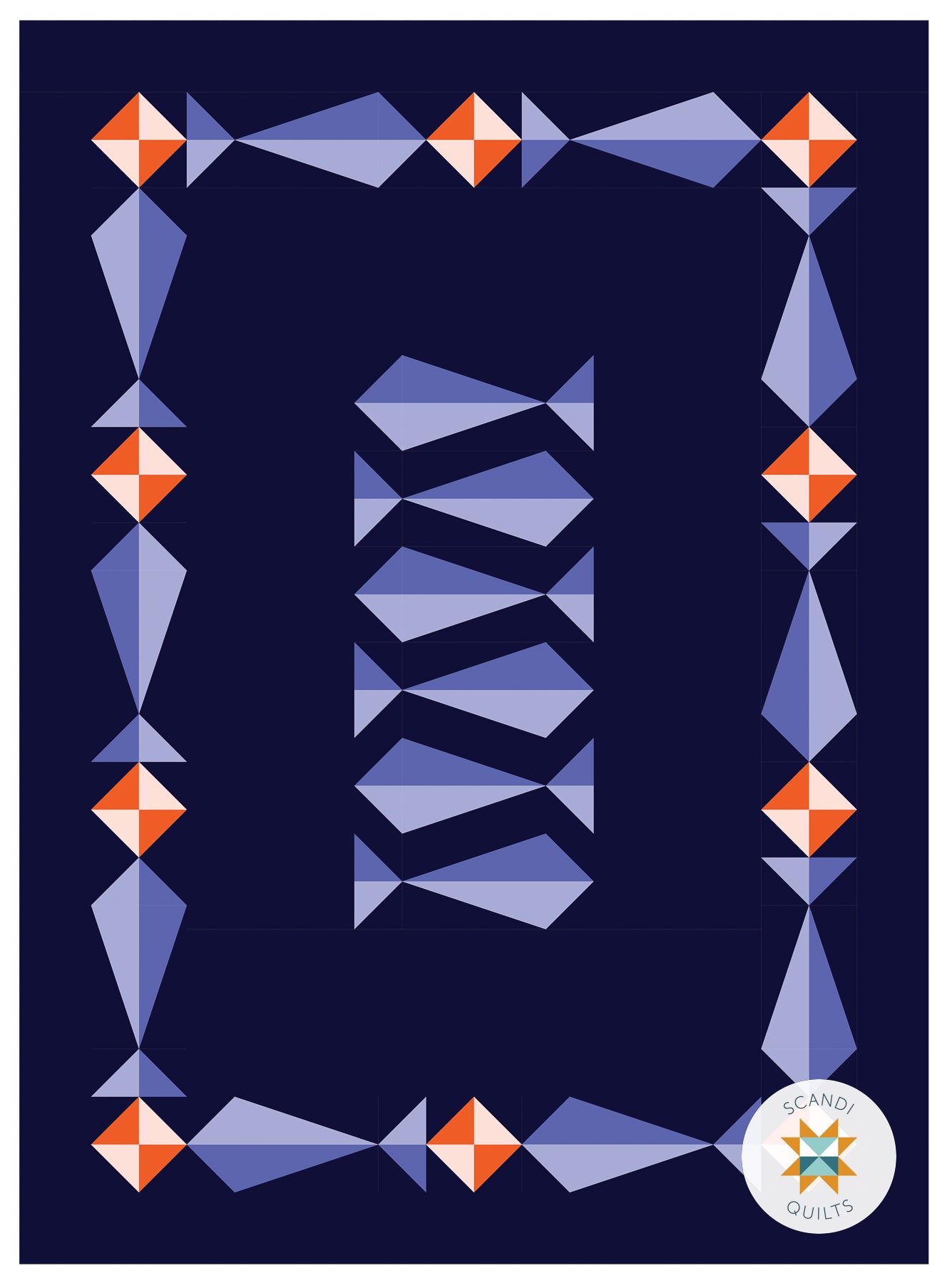 Atlantic herring quilt pattern