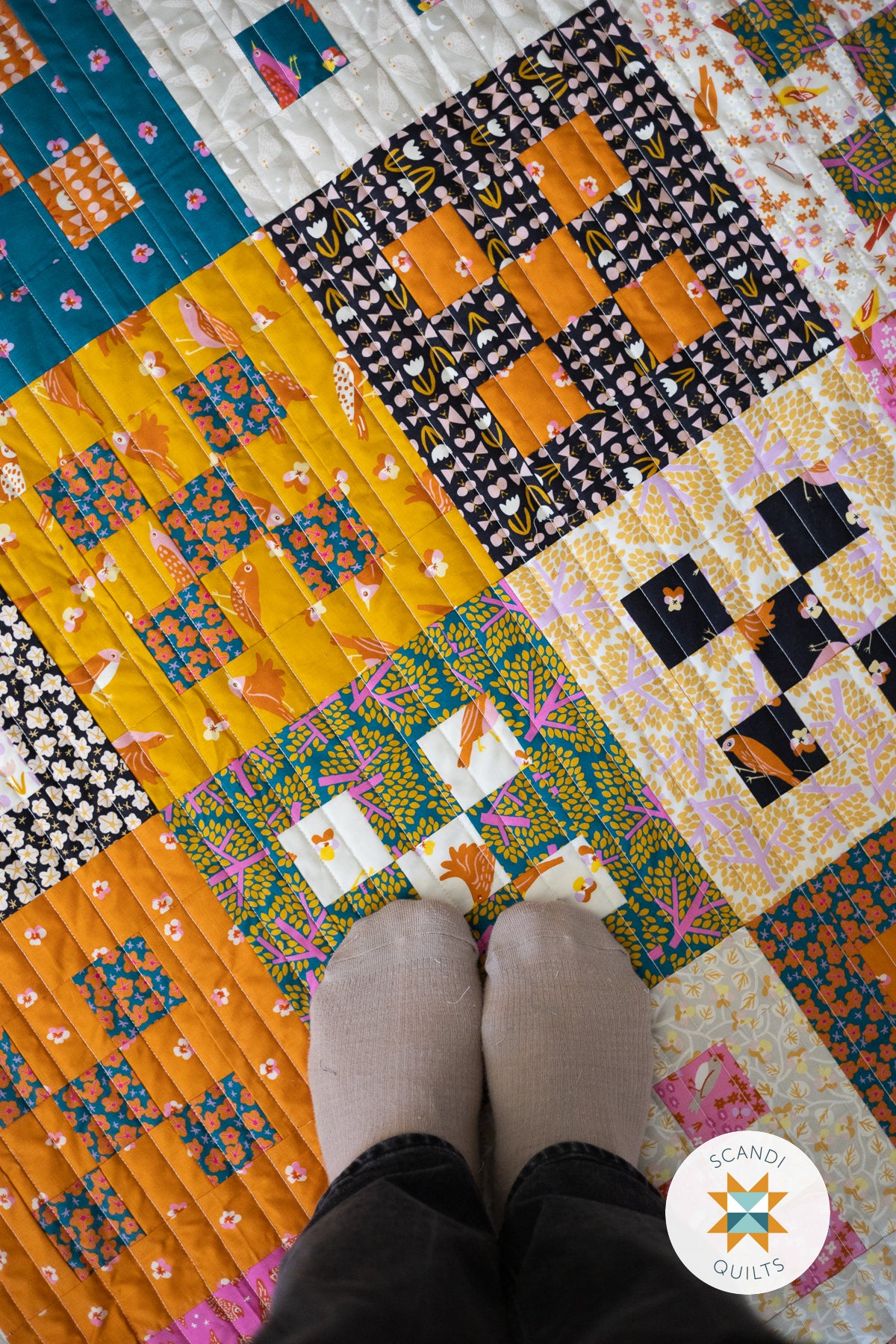 Old Cabin quilt pattern
