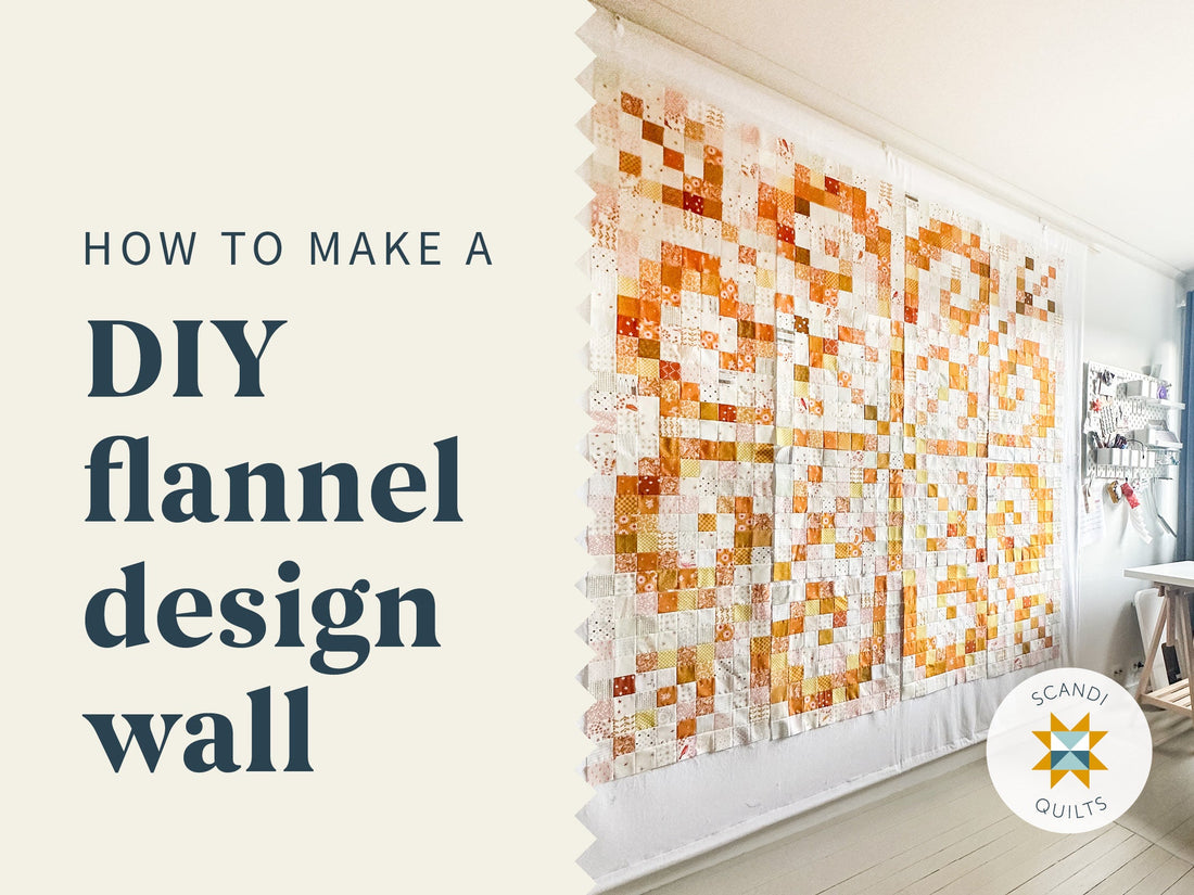 How I made a flannel design wall