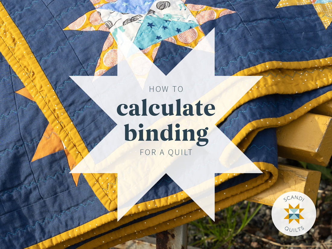 How to calculate binding for a quilt - a tutorial