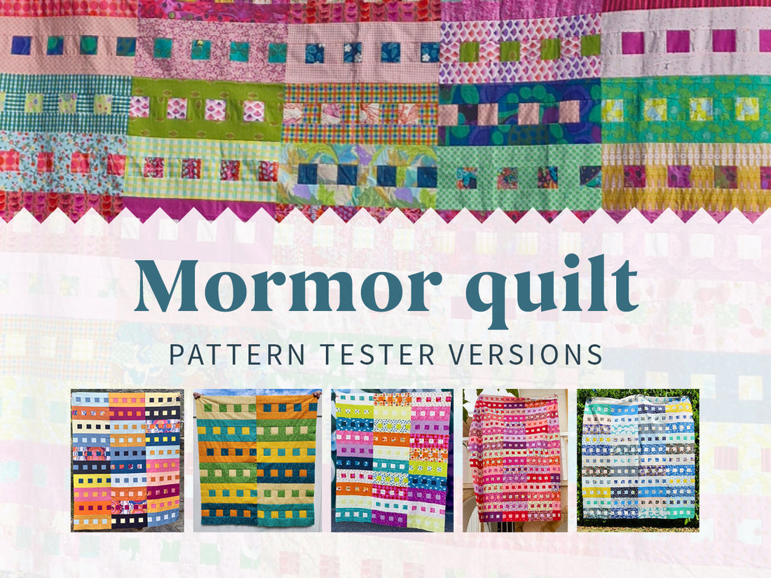 Meet the Mormor pattern tester quilts
