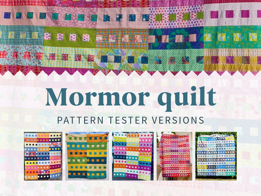 Meet the Mormor pattern tester quilts