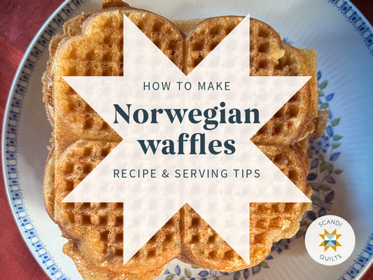 How to make Norwegian waffles (the classic recipe)