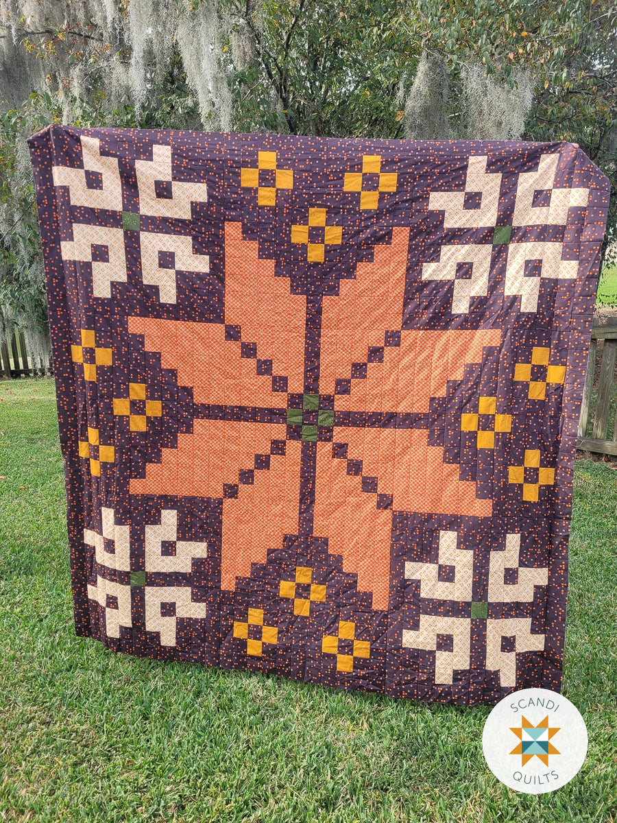 Knitty North Star quilt pattern