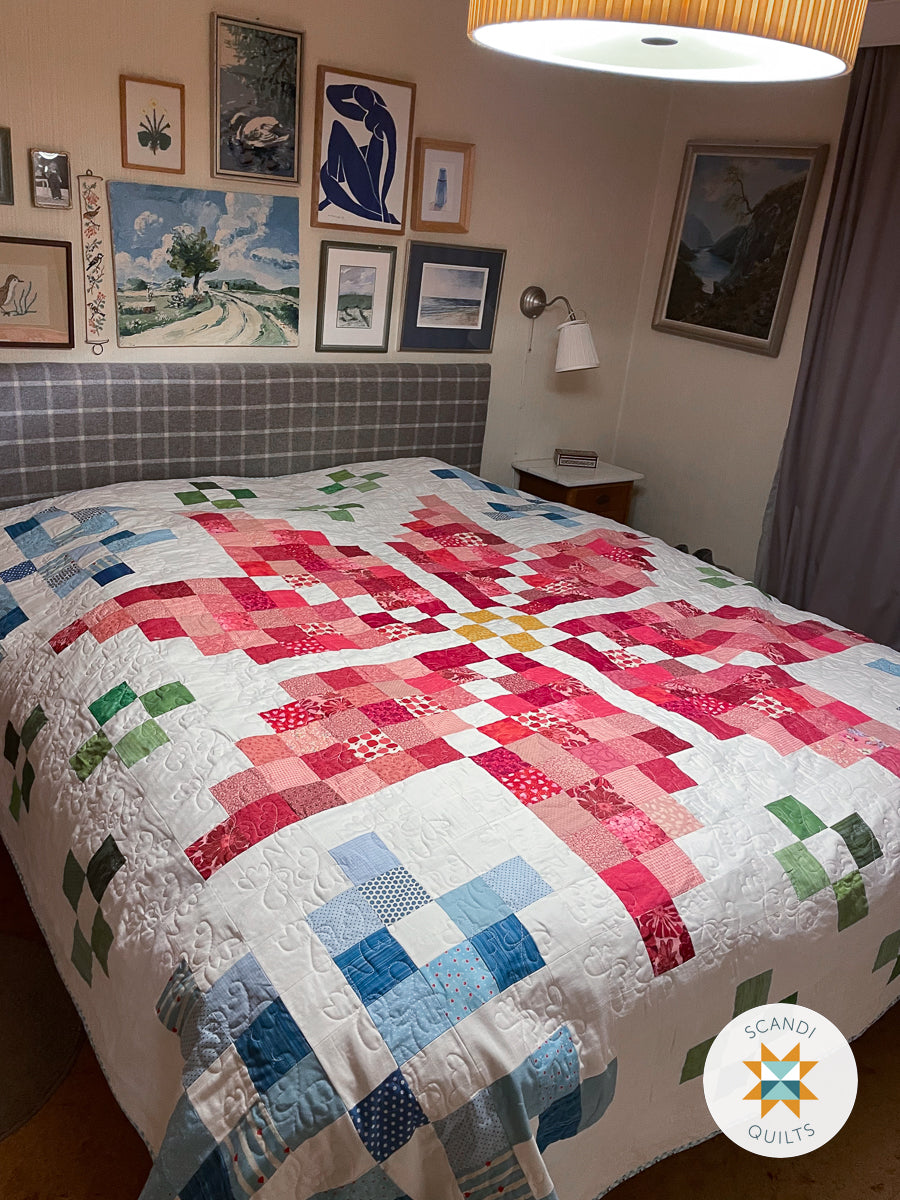 Knitty North Star quilt pattern