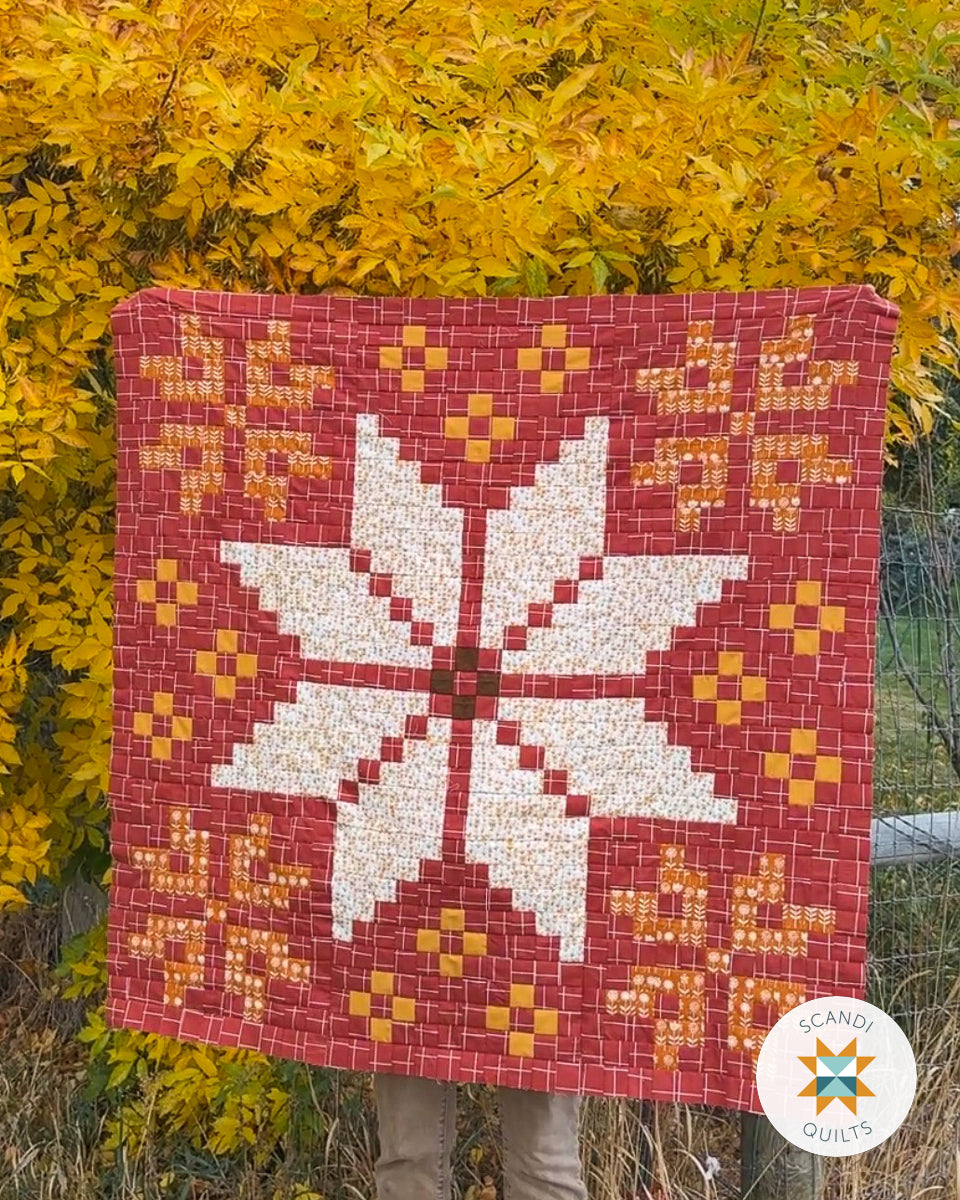 Knitty North Star quilt pattern