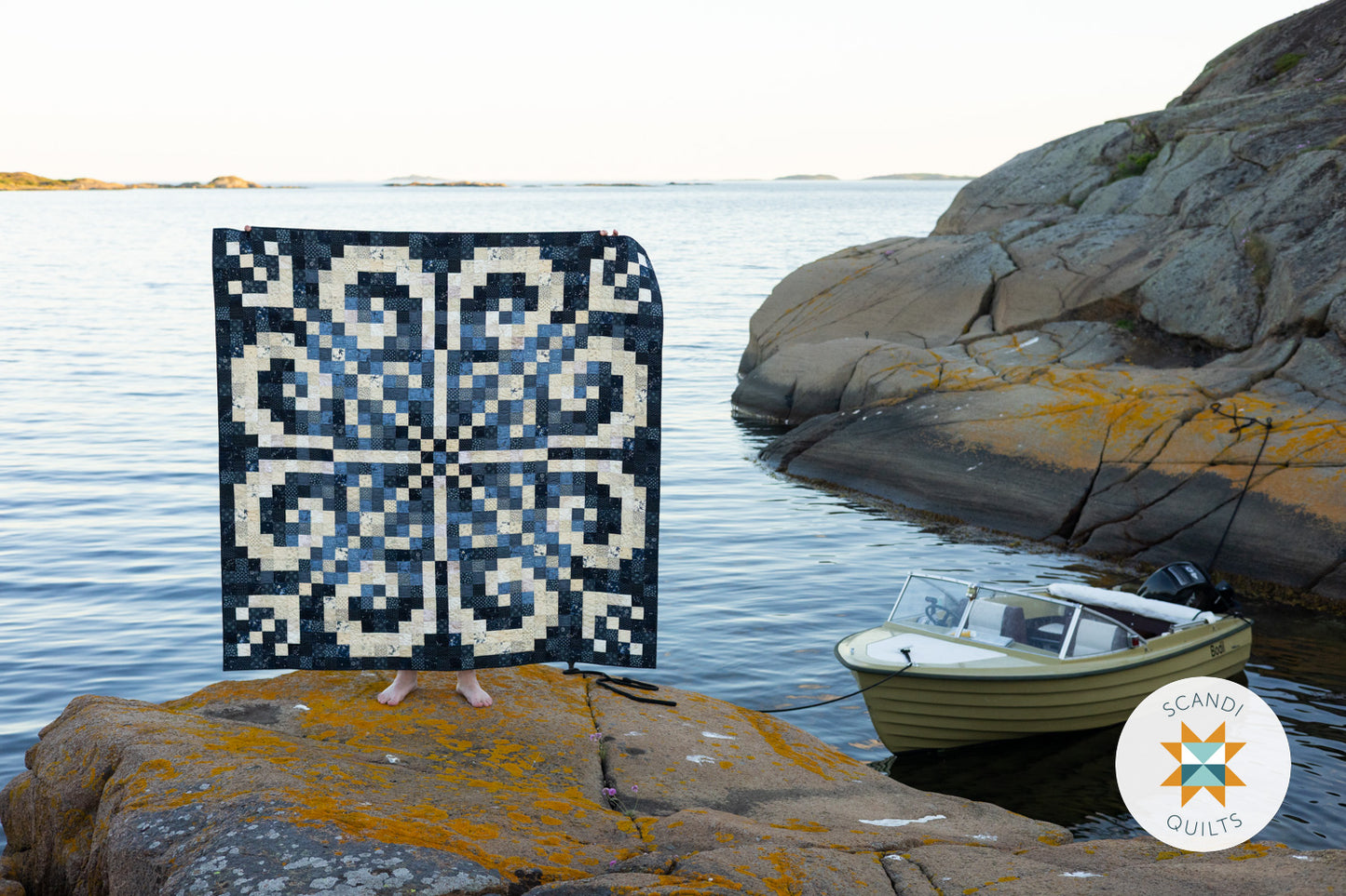 Knitty rose quilt pattern