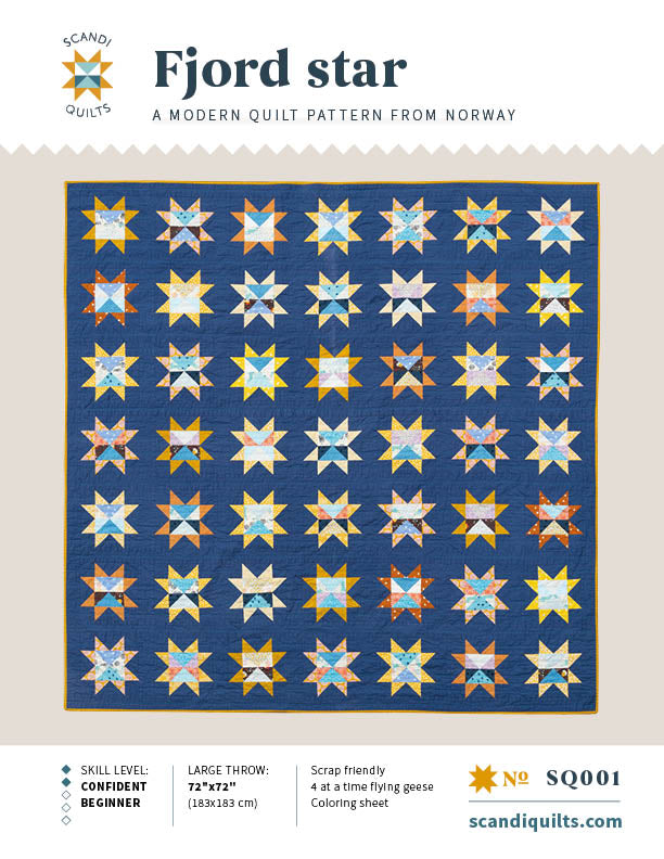 Fjord star quilt pattern