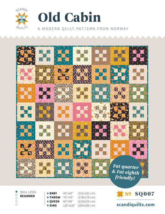 Old Cabin quilt pattern