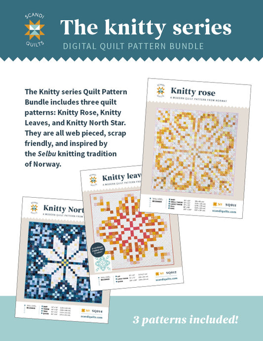 The Knitty series quilt pattern bundle