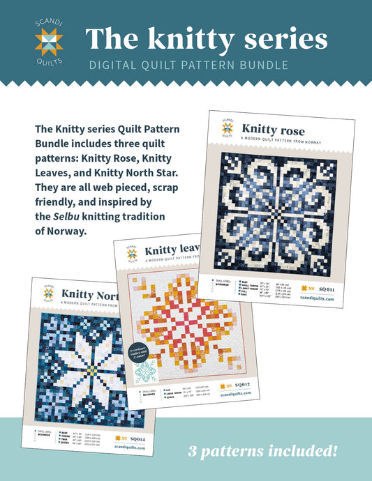 The Knitty series quilt pattern bundle