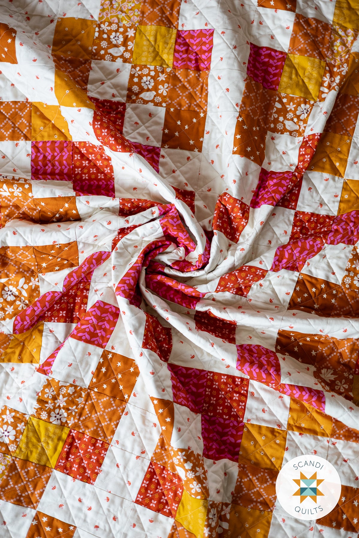 Knitty leaves quilt pattern