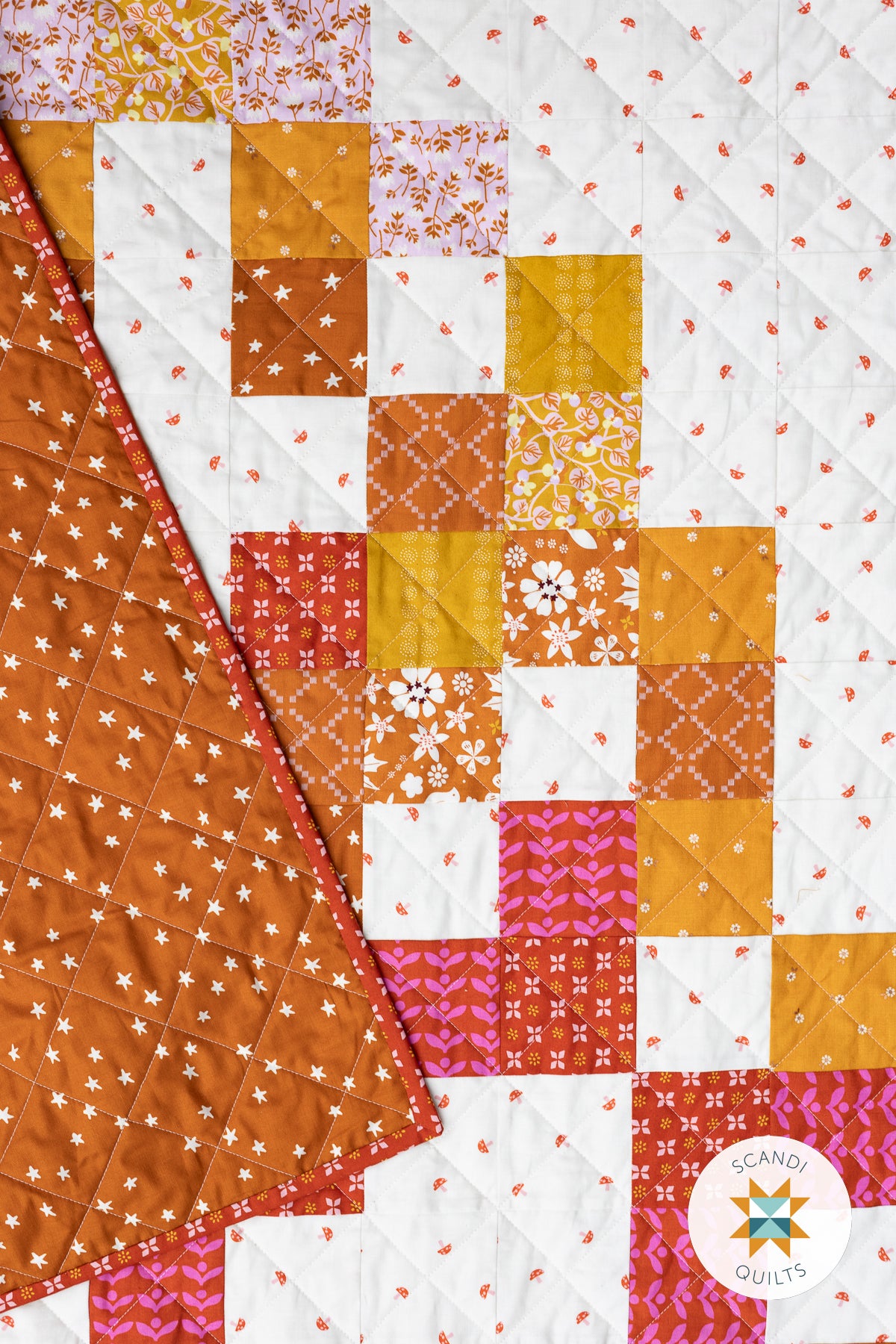 Knitty leaves quilt pattern