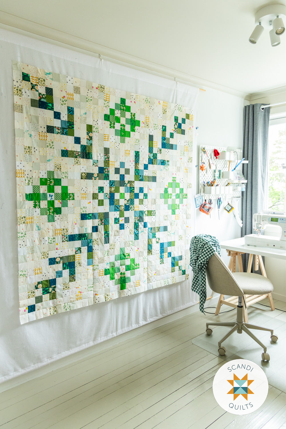 Knitty Needles quilt pattern
