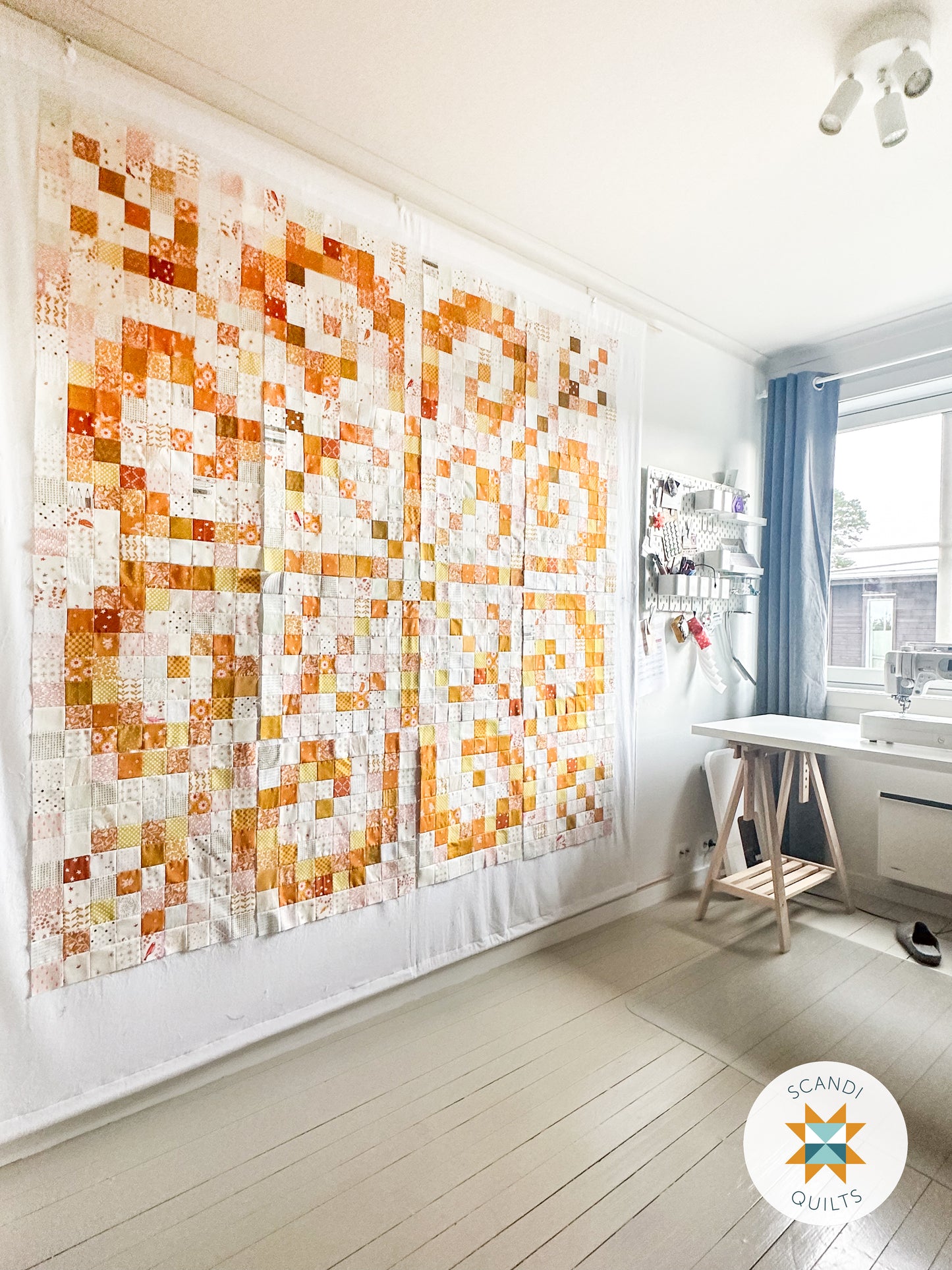 Knitty rose quilt pattern
