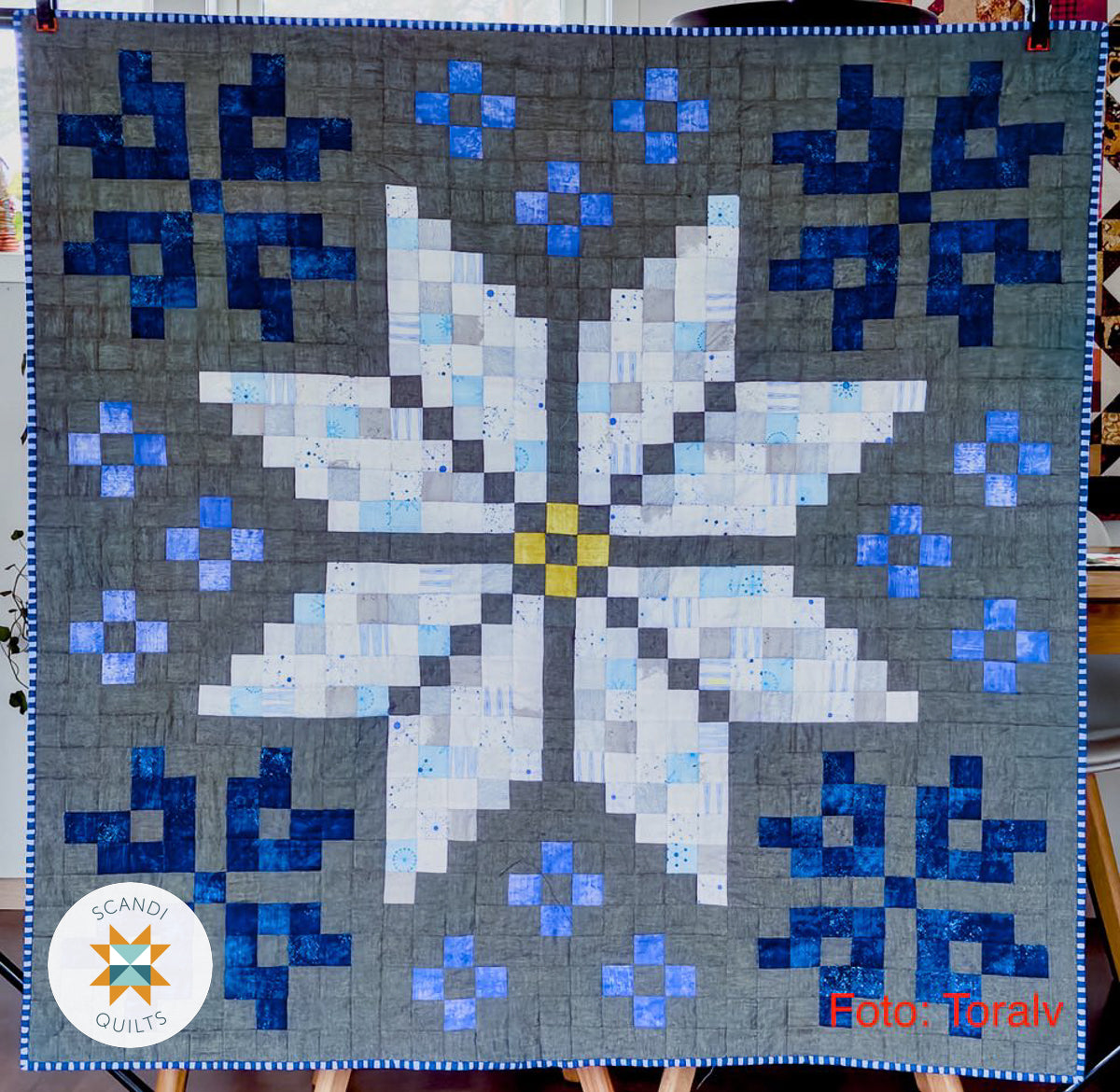 Knitty North Star quilt pattern