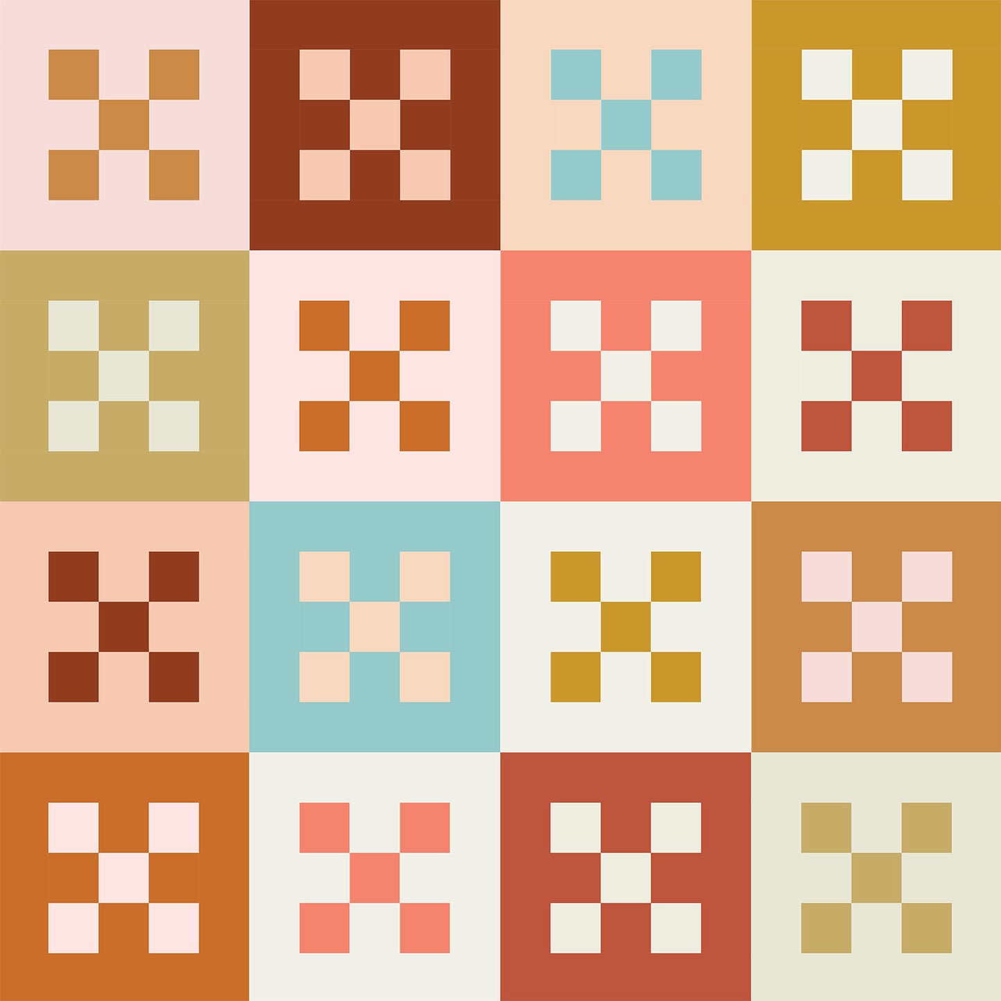 Old Cabin quilt pattern