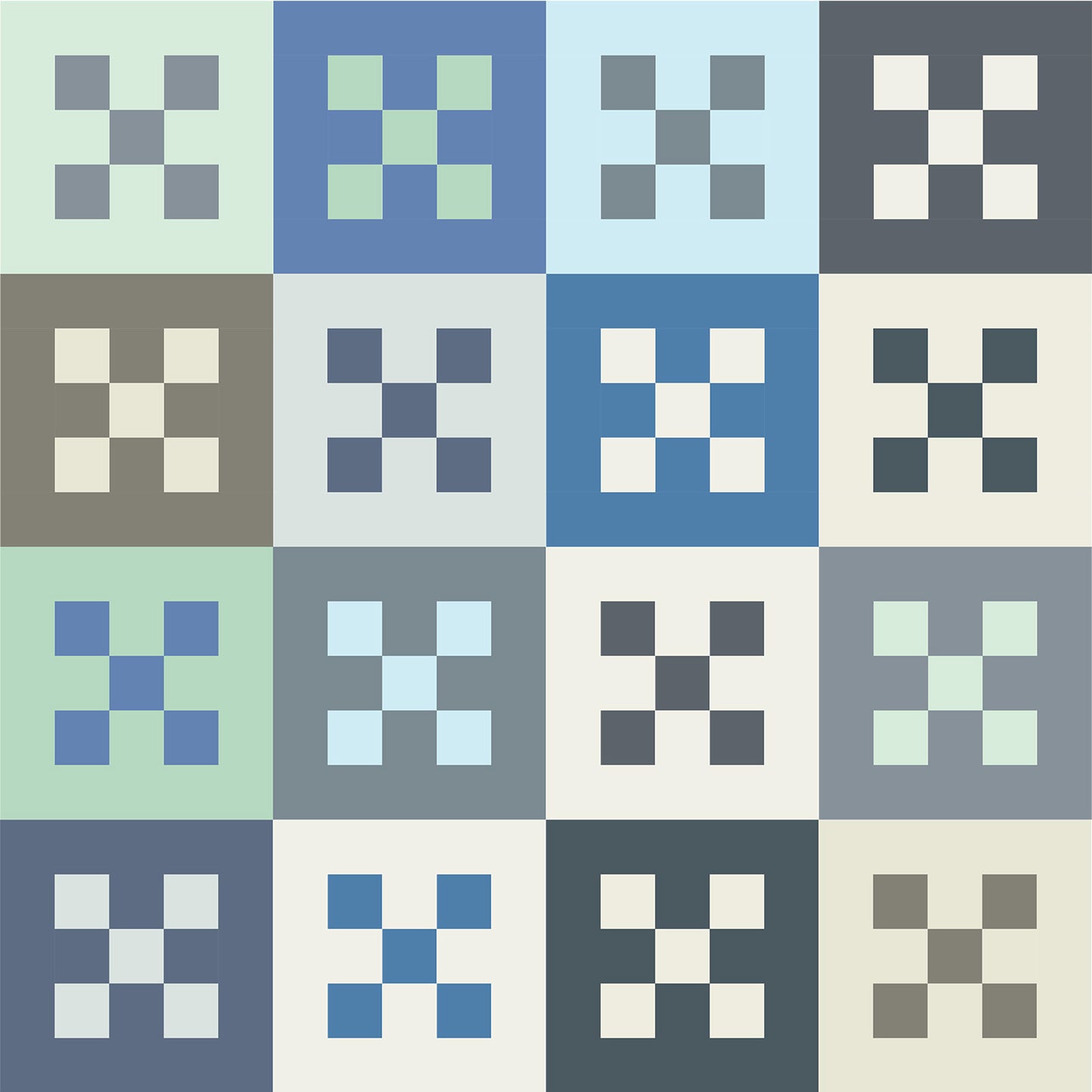 Old Cabin quilt pattern