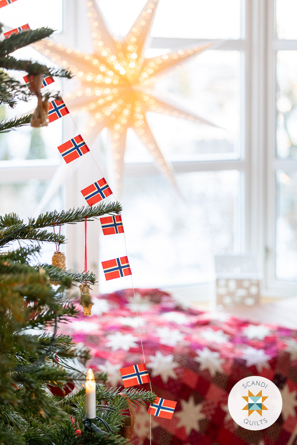 Star dots quilt pattern