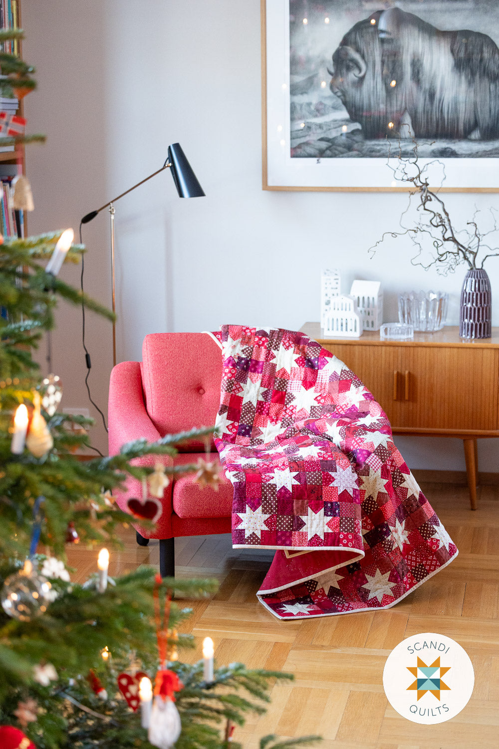 Star dots quilt pattern