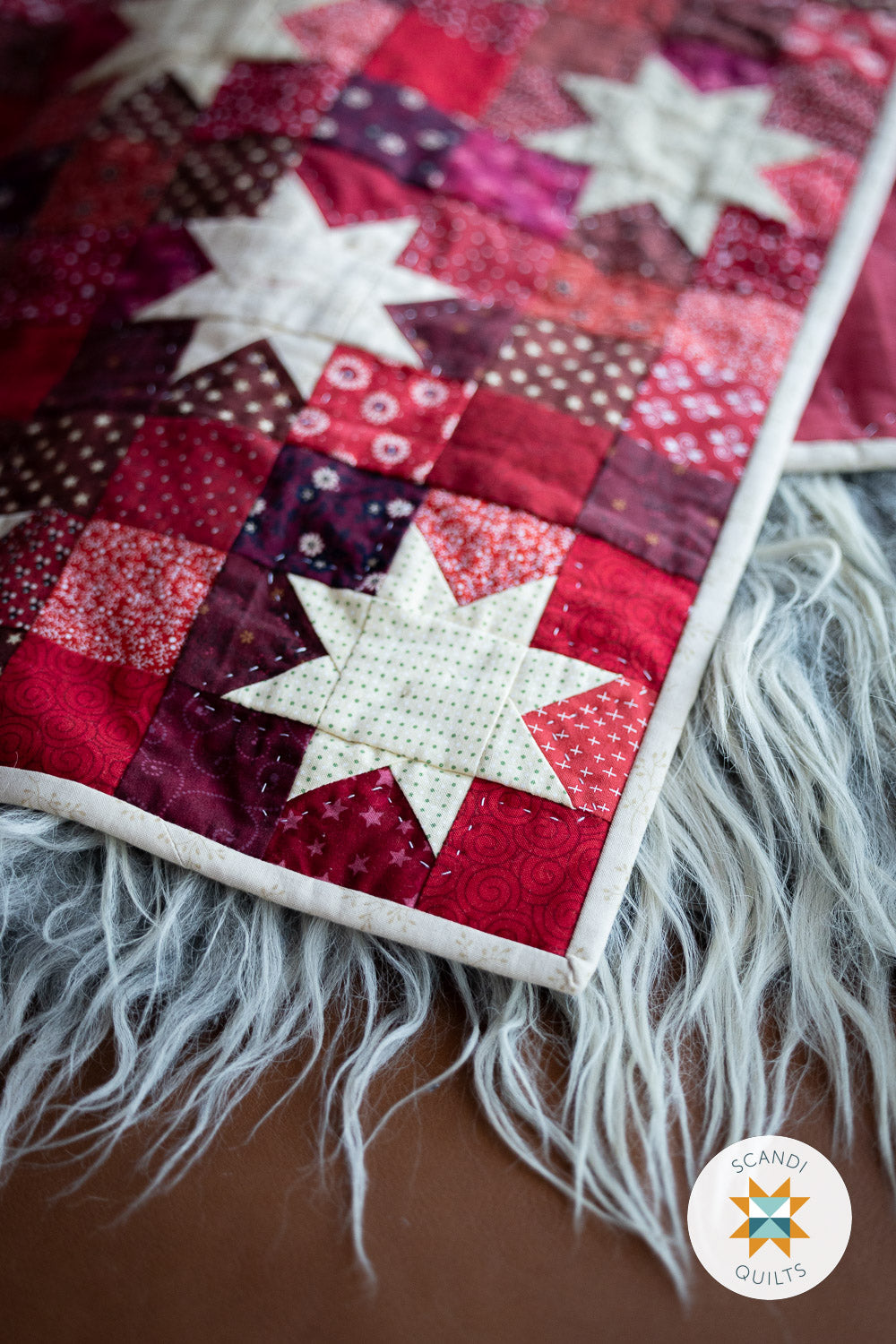 Star dots quilt pattern