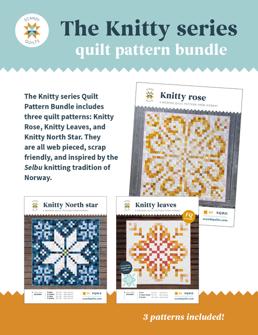 The Knitty series quilt pattern bundle